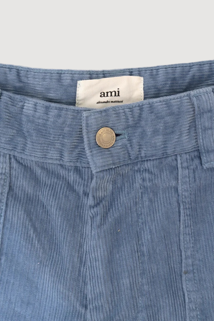 Ami Paris Corduroy Cropped Trouser