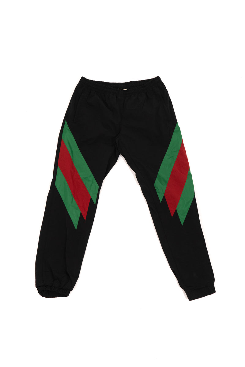 Gucci Tapered Striped Shell Trousers