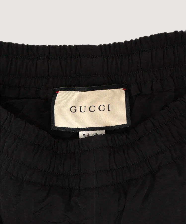 Gucci Tapered Striped Shell Trousers