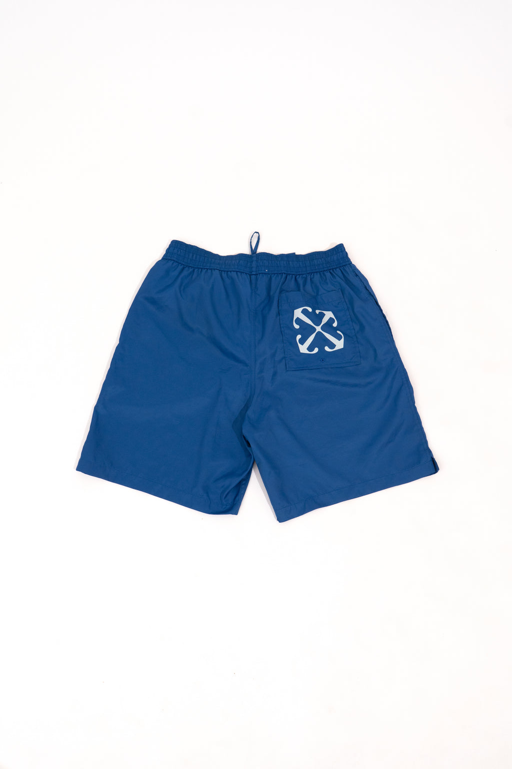 Off-White Logo-Print Swim Shorts