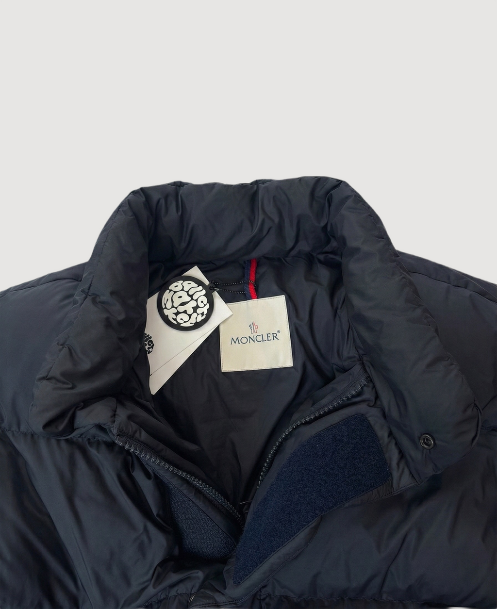 Moncler Colorblock Patch Down Jacket