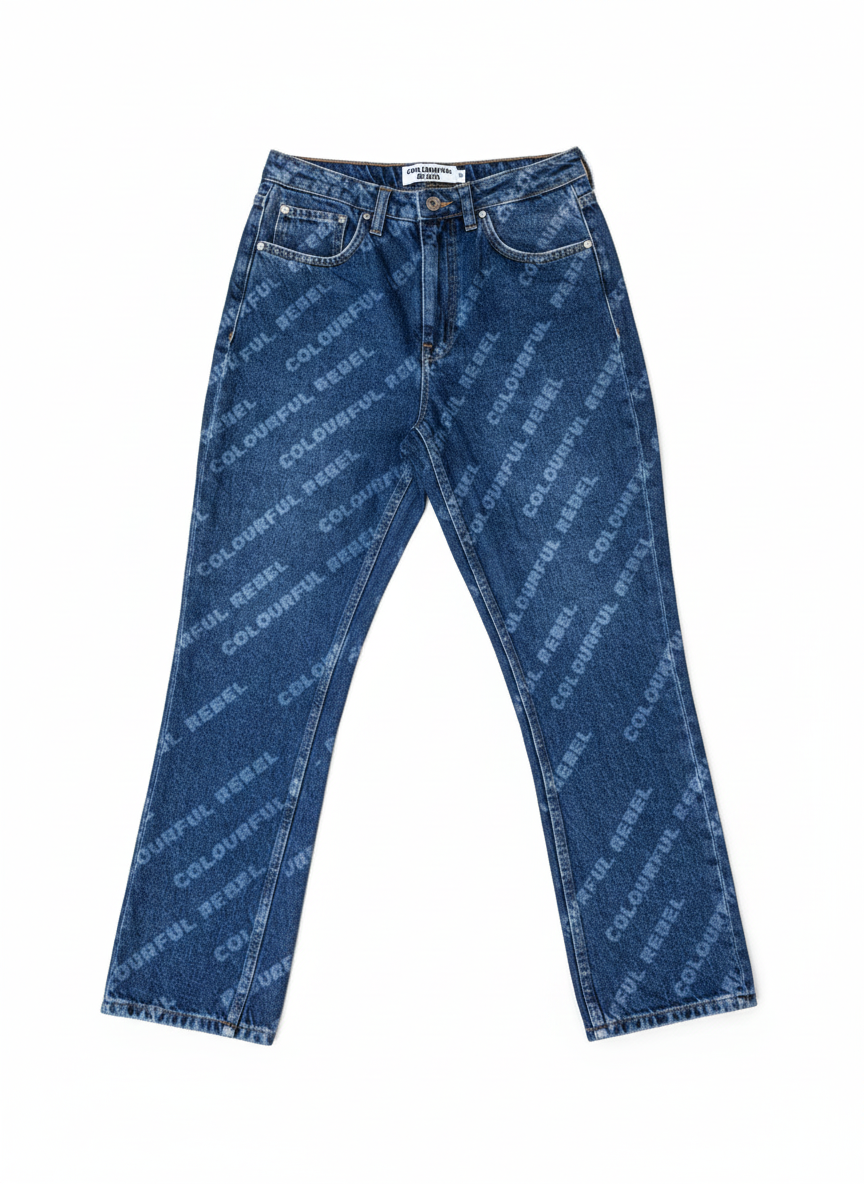 Colorful rebel Jeans set