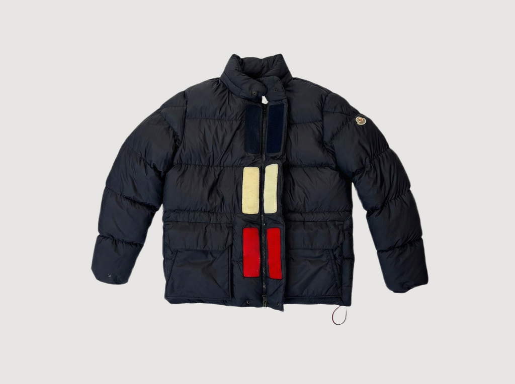 Moncler Colorblock Patch Down Jacket
