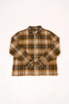 STUSSY JACK SHADOW PLAID ZIP SHIRT