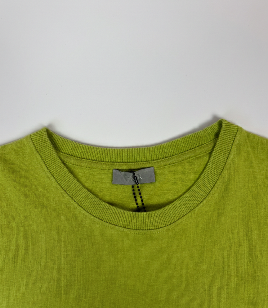 Dior CD Logo Tee Pale Lime