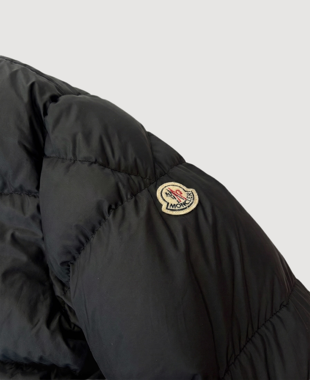 Moncler Colorblock Patch Down Jacket