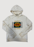 Gucci Vintage Logo Hoodie - Off-White