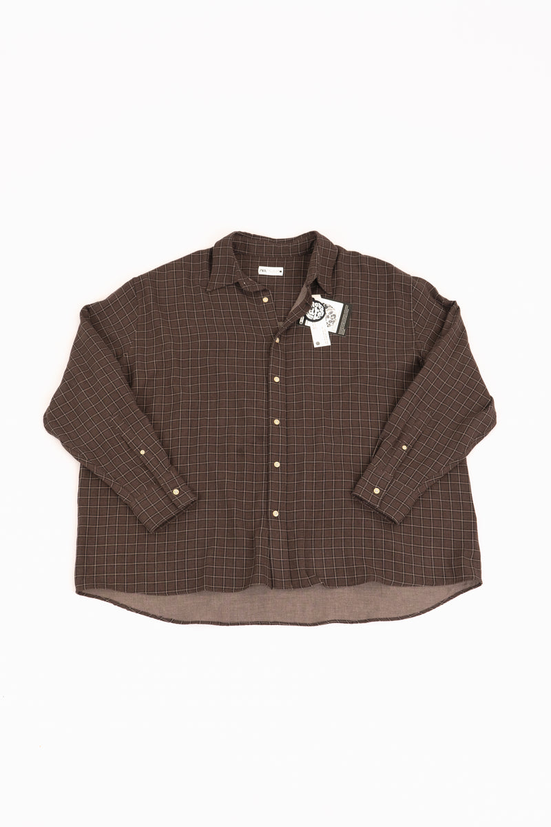 Checked Overshirt Zara
