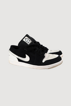 Air Jordan 1 Low Black White Diamond