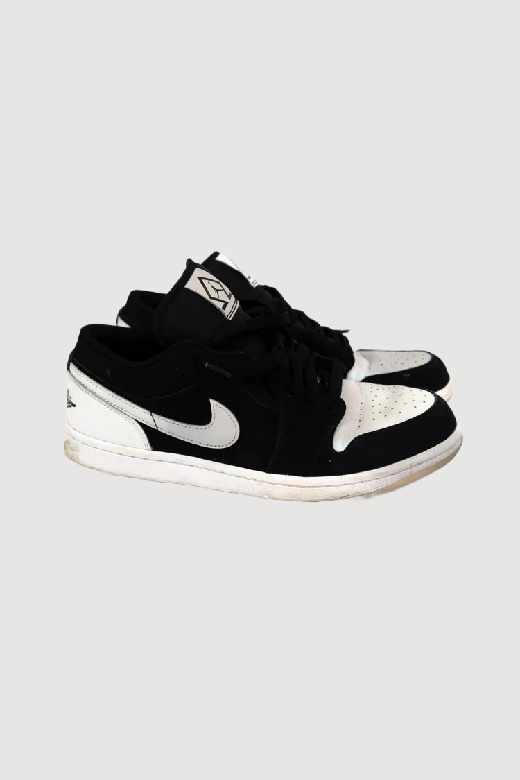 Air Jordan 1 Low Black White Diamond