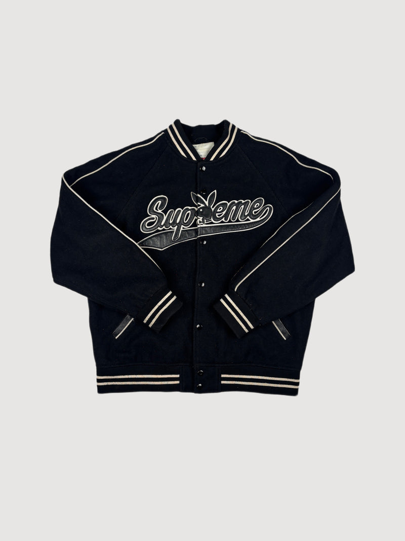 Supreme x Playboy Wool Varsity Jacket