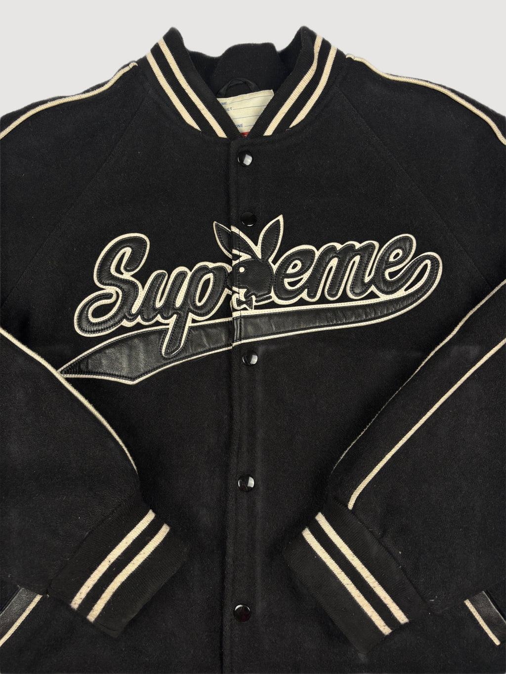 Supreme x Playboy Wool Varsity Jacket