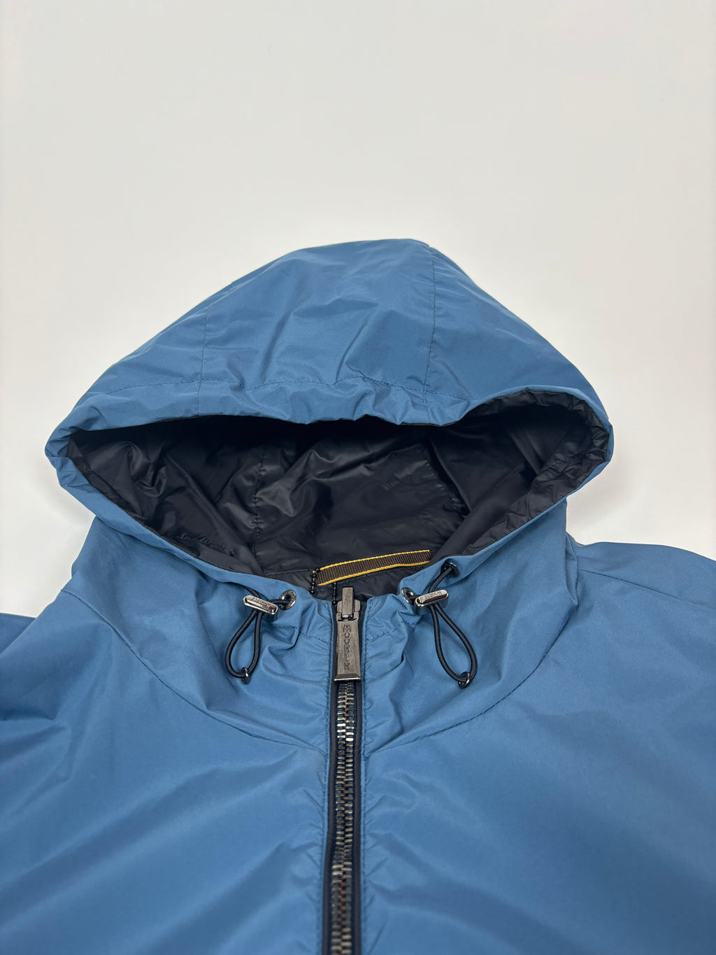 MooRER Blue Reversible Hooded Jacket