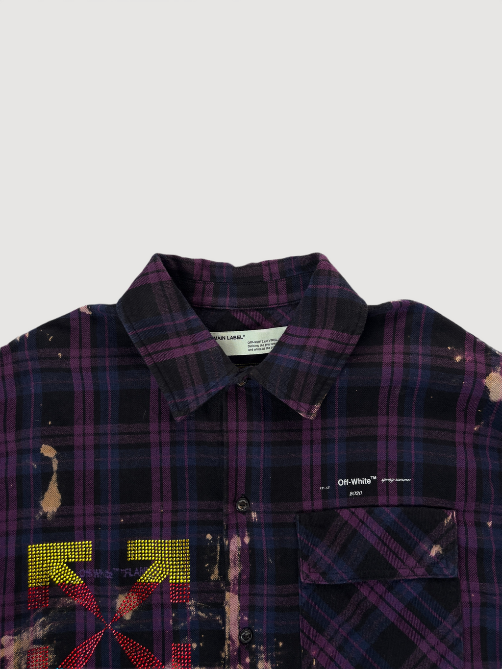 Off-White Kiss Multi Flannel Shirt