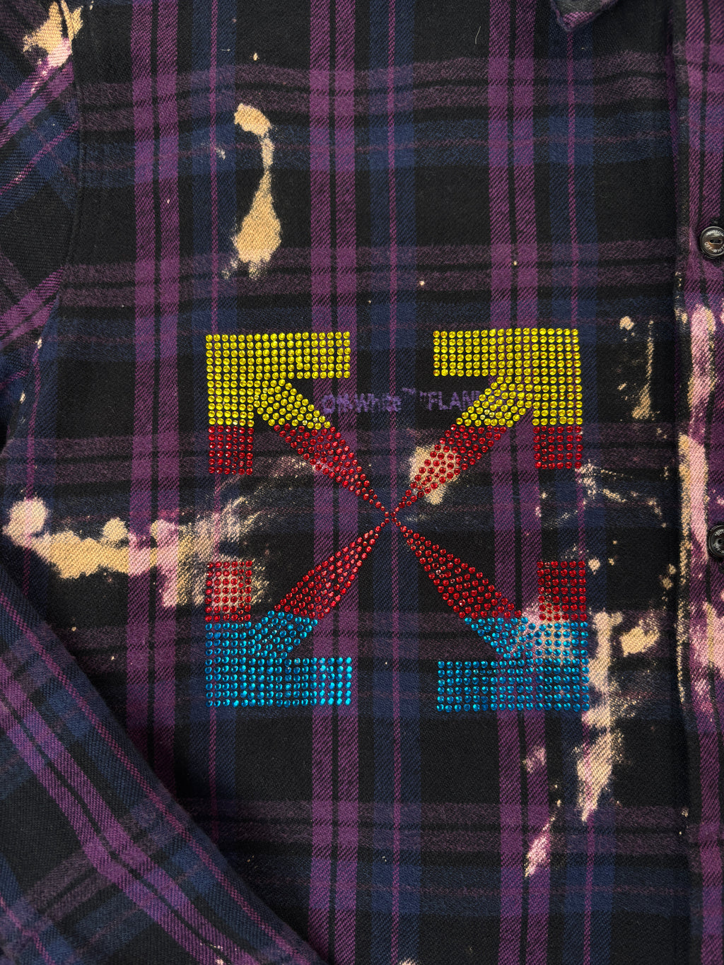 Off-White Kiss Multi Flannel Shirt