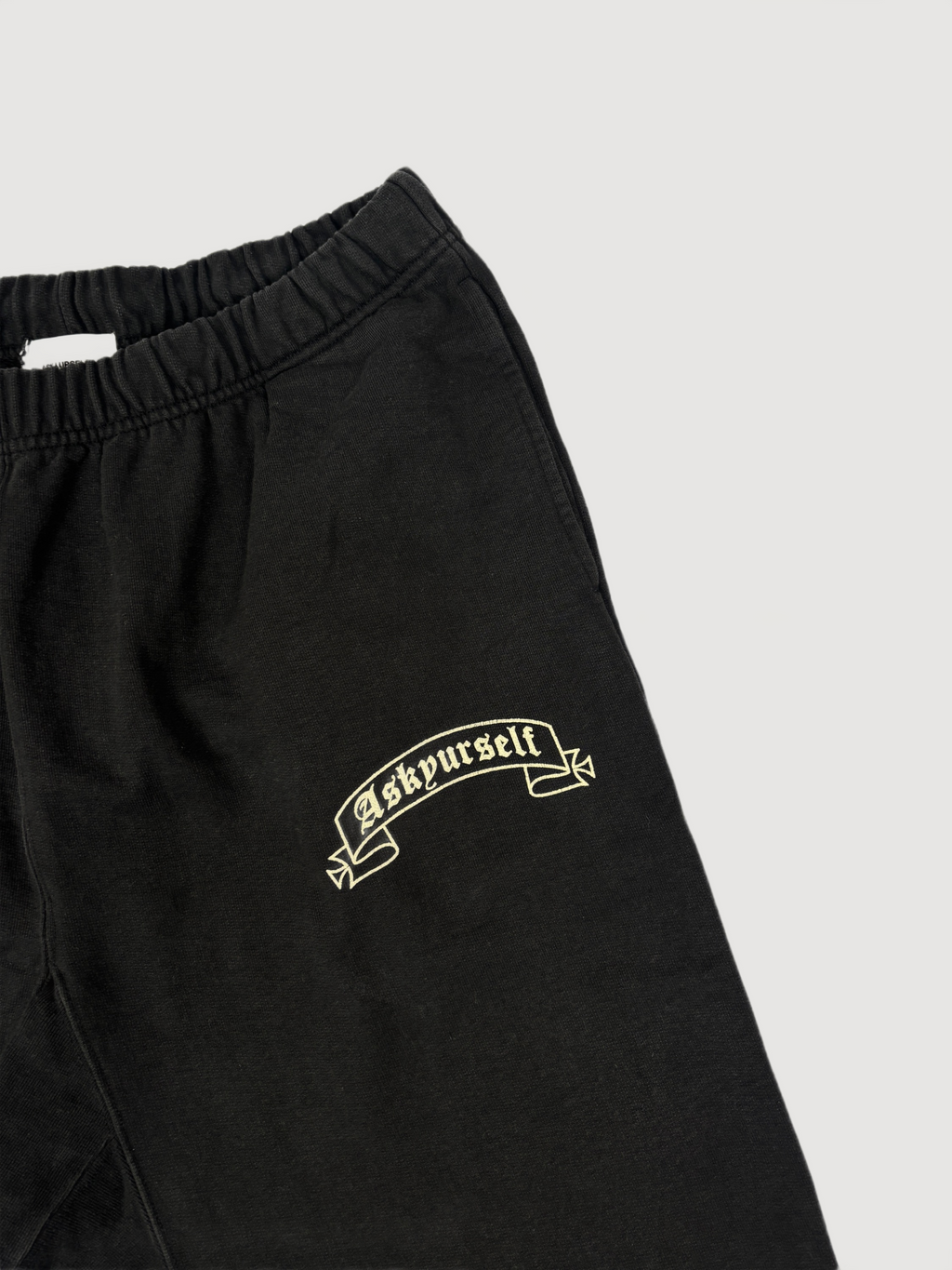 Ask Yourself Black Sweatpants