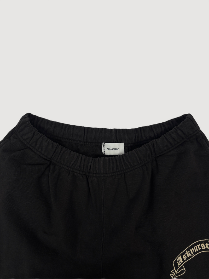 Ask Yourself Black Sweatpants