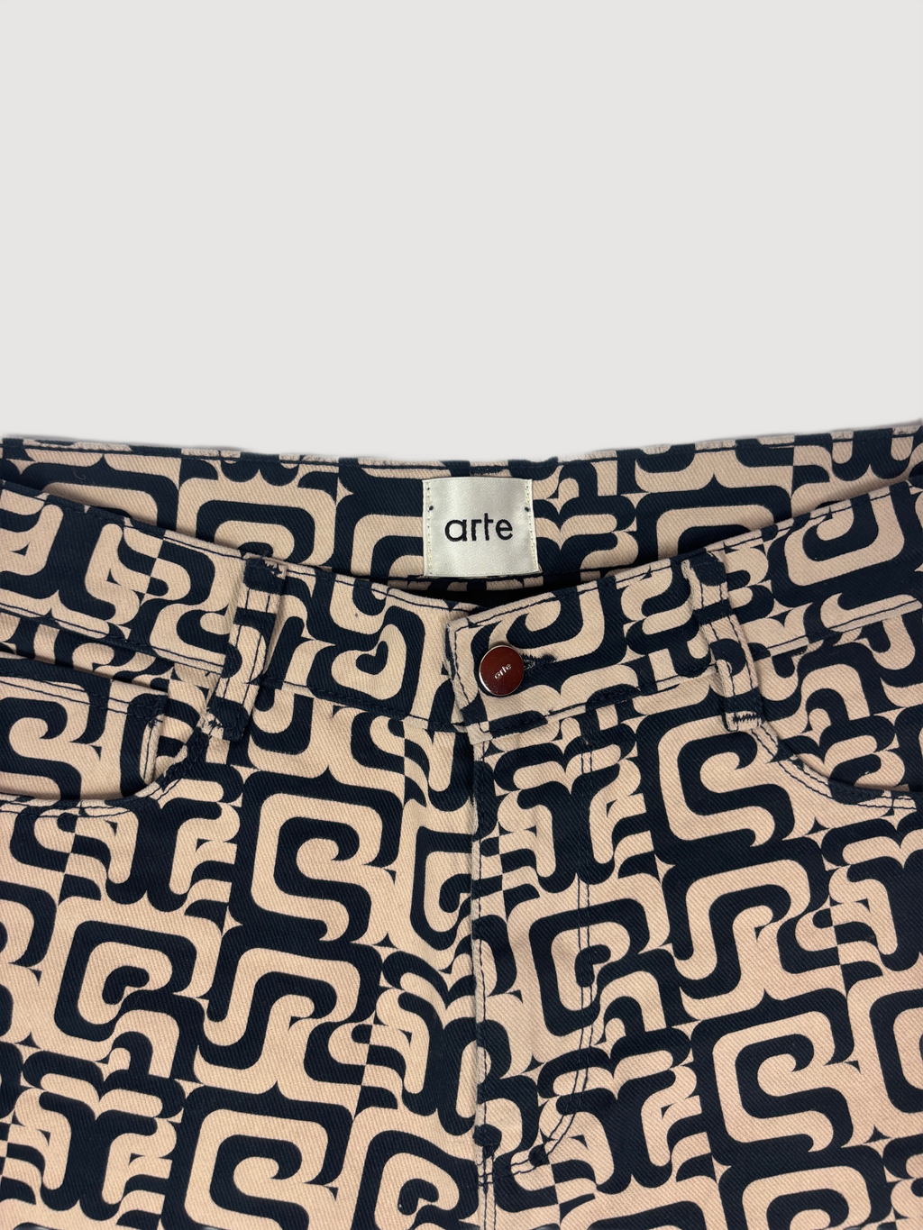 Arte Antwerp Hand Heart Printed Pants