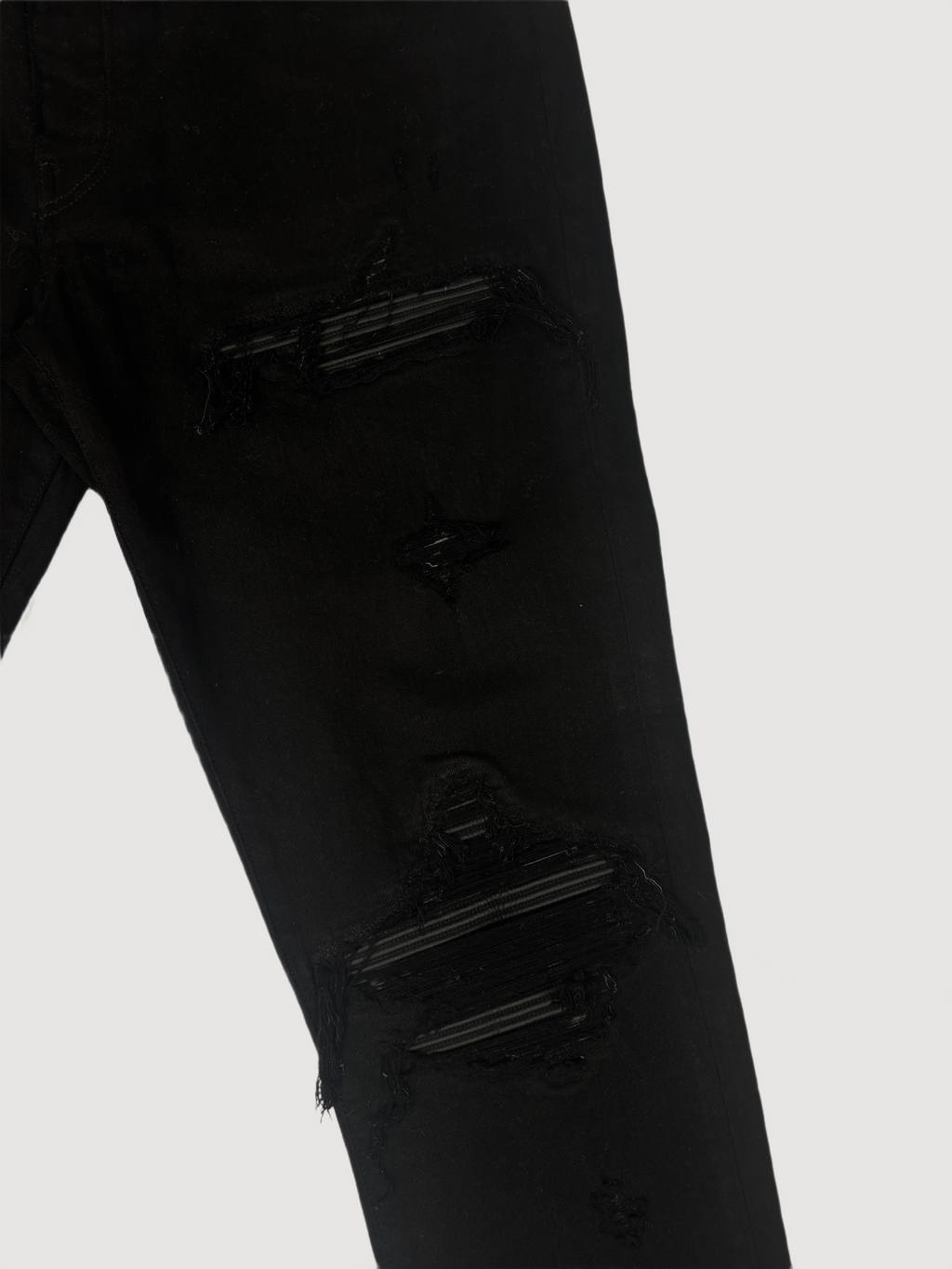 Amiri Black Distressed Jeans