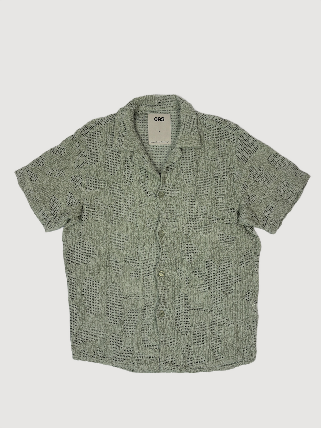 OAS Galbanum Cuba Crochet Shirt