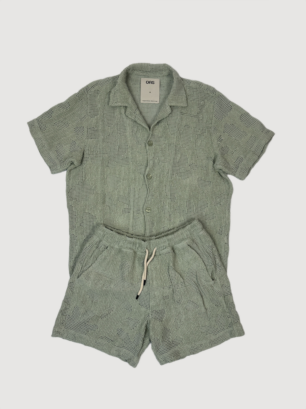 OAS Galbanum Cuba Crochet Shirt