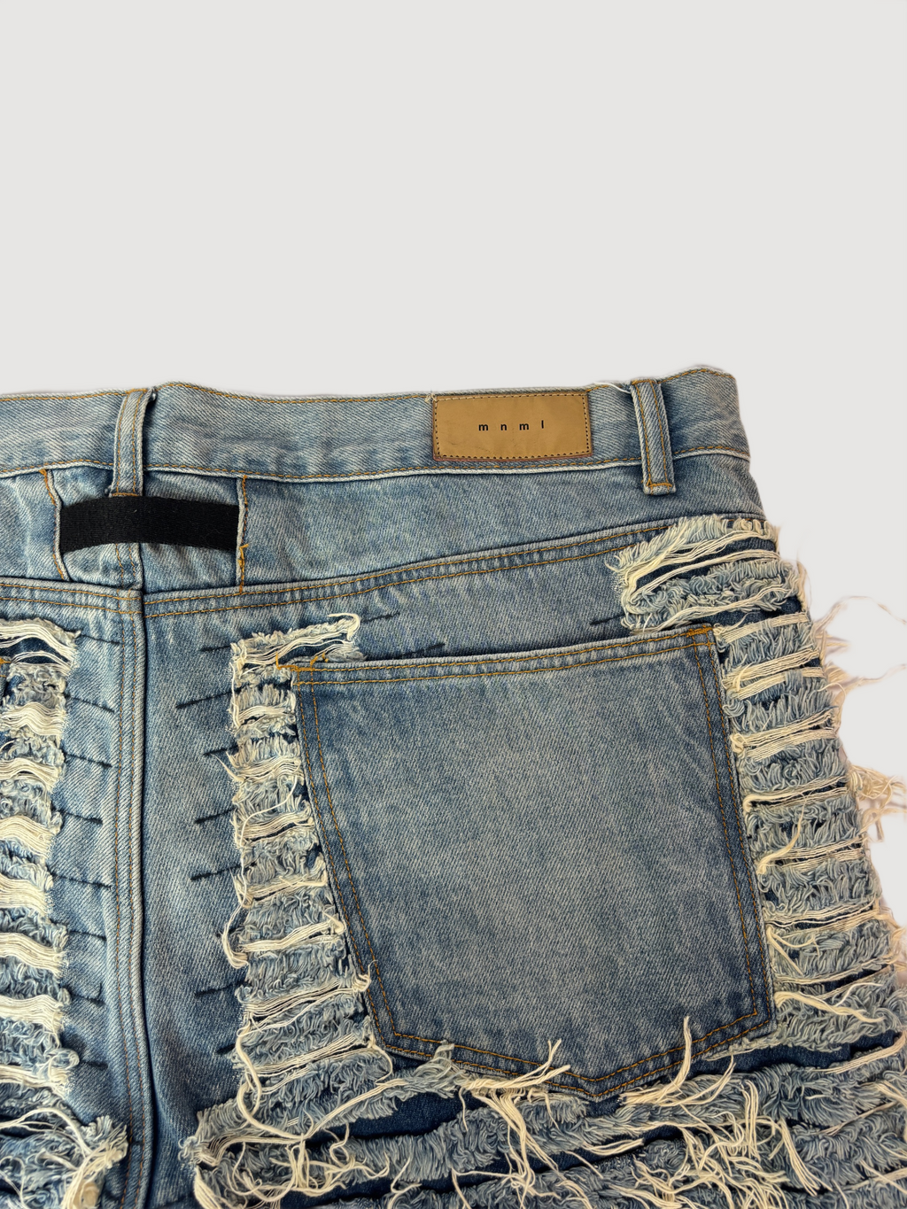 MNML Distressed Lace Denim Jeans