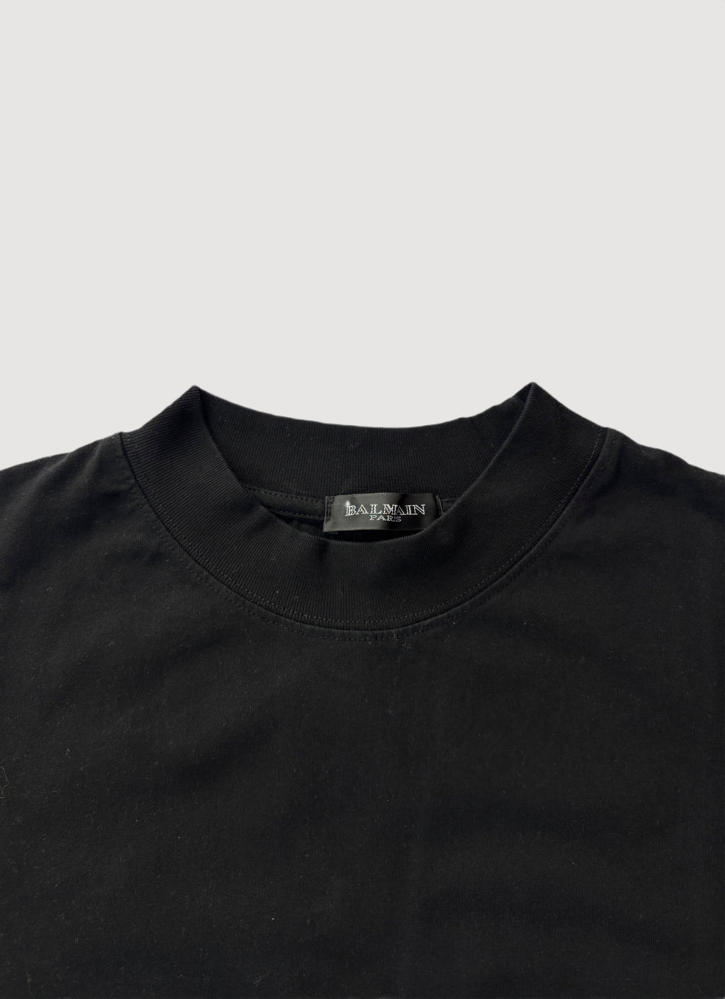 Balmain Paris Logo T-shirt Black