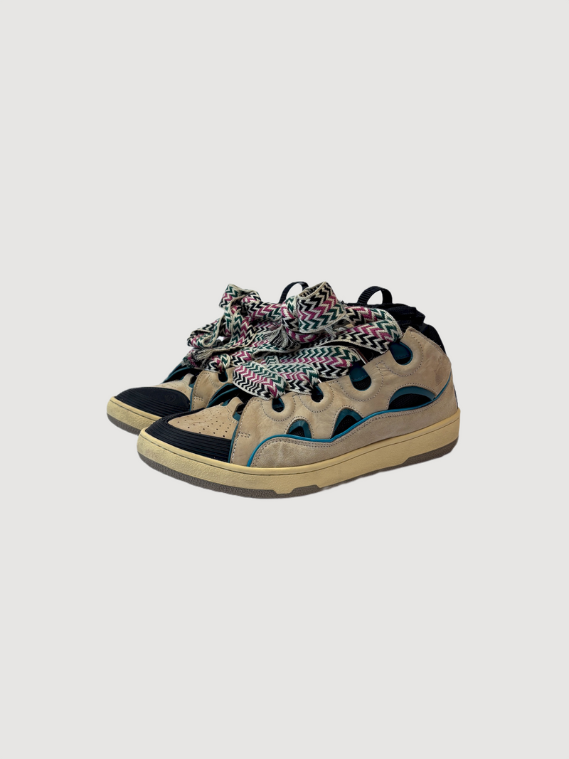 Lanvin Curb Sneaker Sail Turquoise Purple