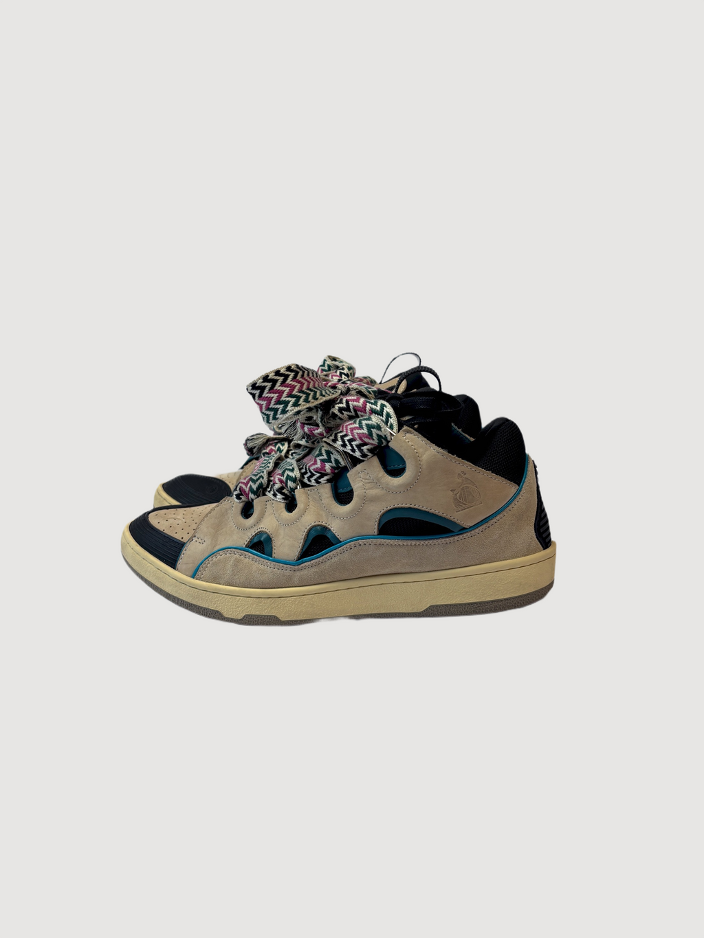 Lanvin Curb Sneaker Sail Turquoise Purple