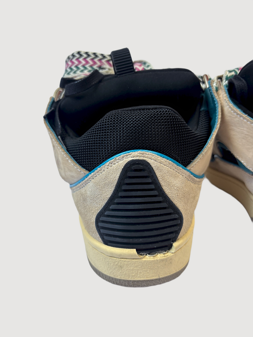 Lanvin Curb Sneaker Sail Turquoise Purple
