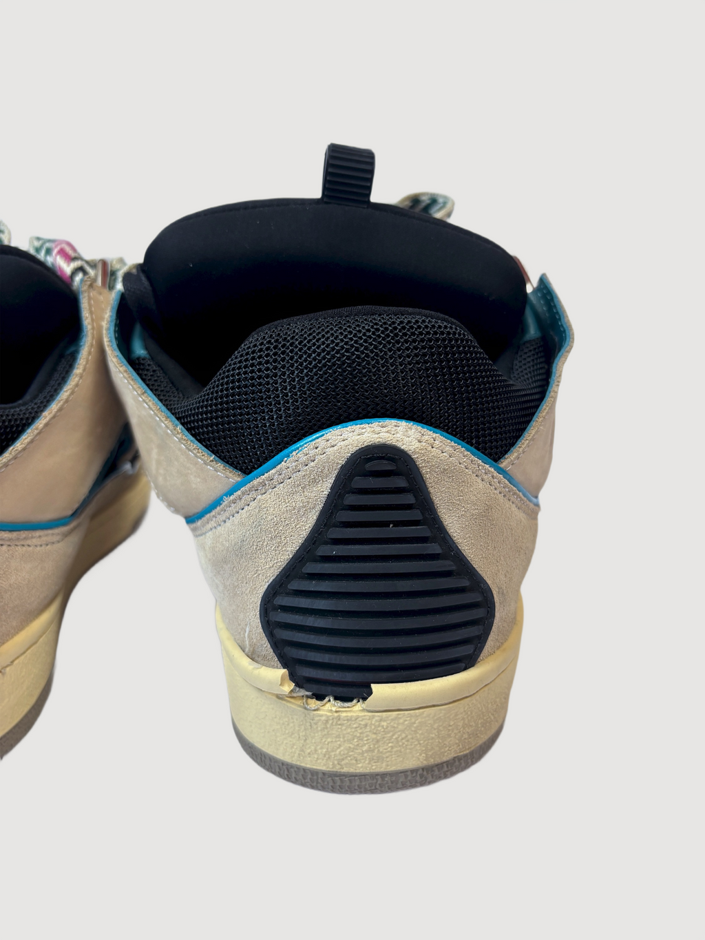 Lanvin Curb Sneaker Sail Turquoise Purple