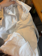 White structured shirt