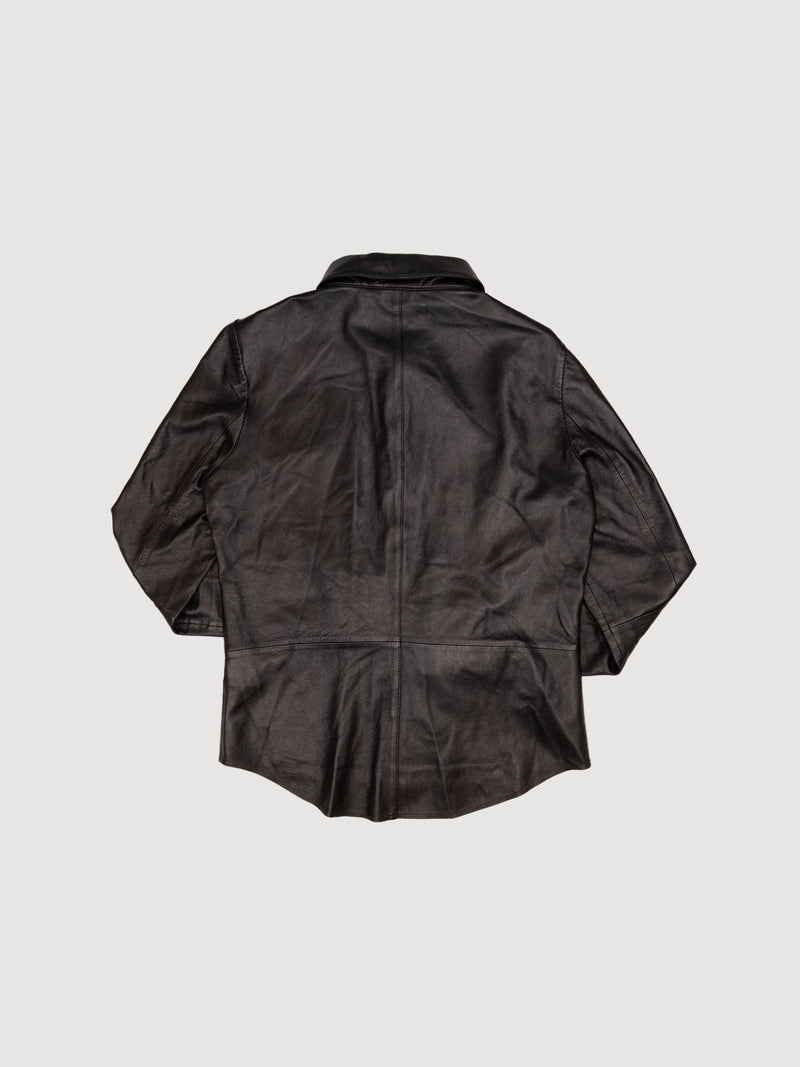 Studio AR leather blouse