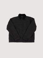 ASOS DESIGN Harrington Jacket with velour detail