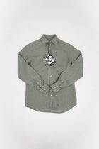 Khaki long sleeve Linen Shirt