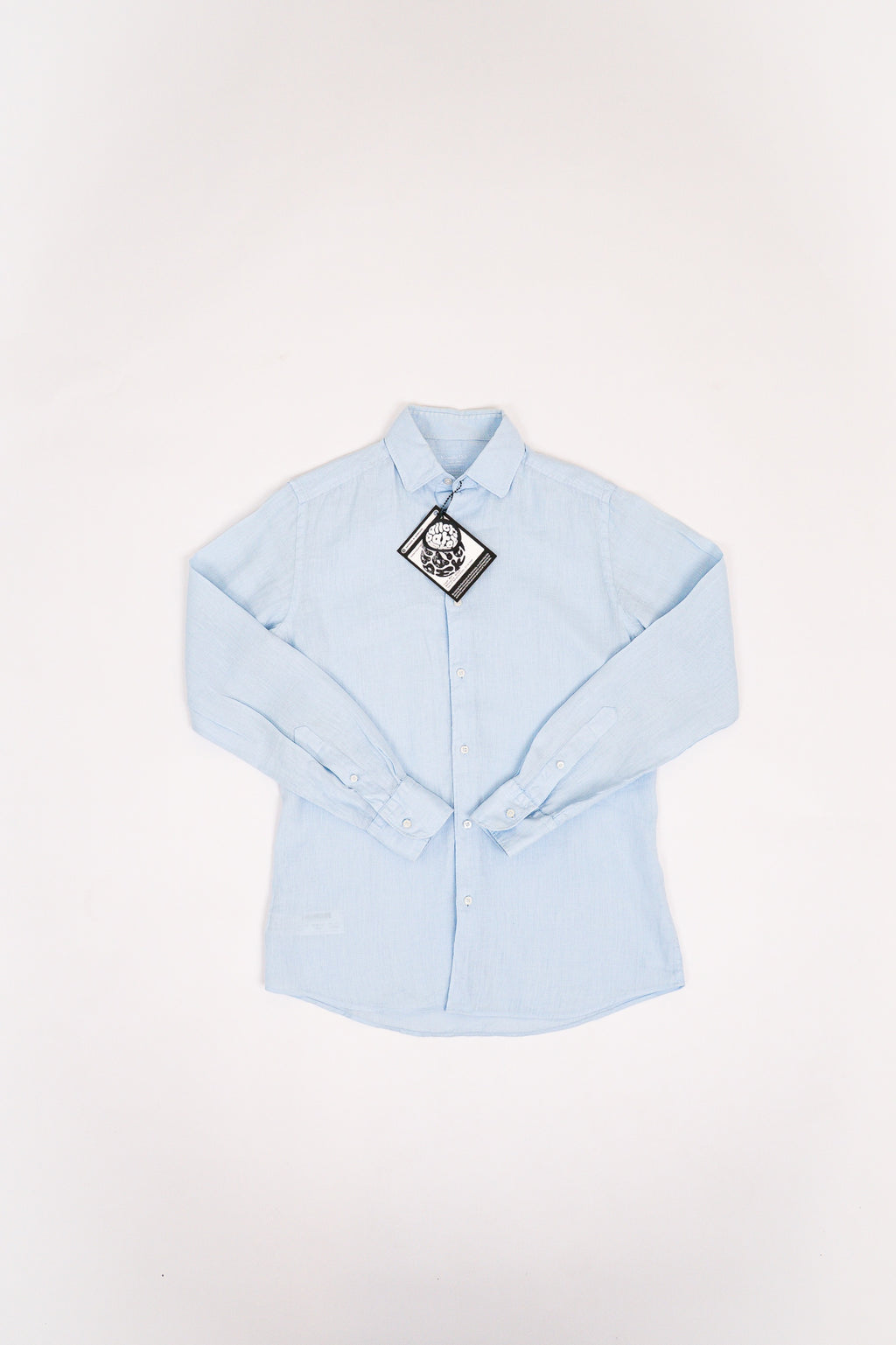 Baby Blue long sleeve Linen Shirt