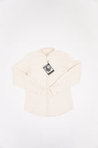 Beige Long Sleeve shirt special Collar
