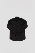 Massimo Dutti Black Formal Long Sleeve Shirt