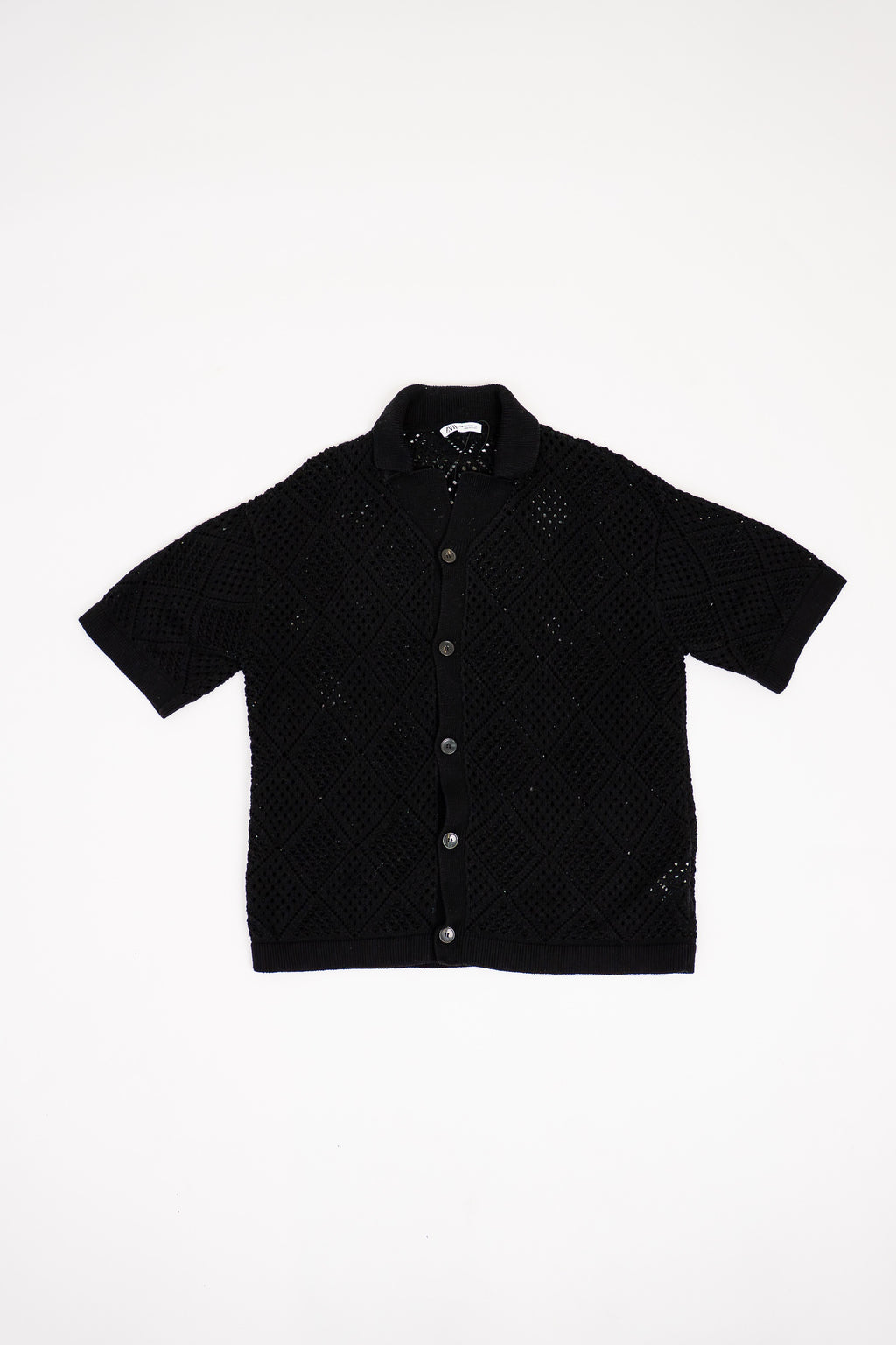 Zara Knitted Polo Shirt