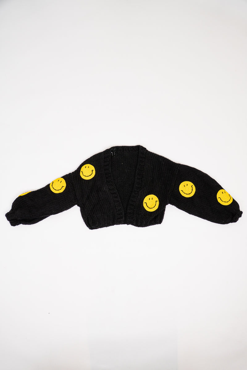 Knitted Smiley Cardigan