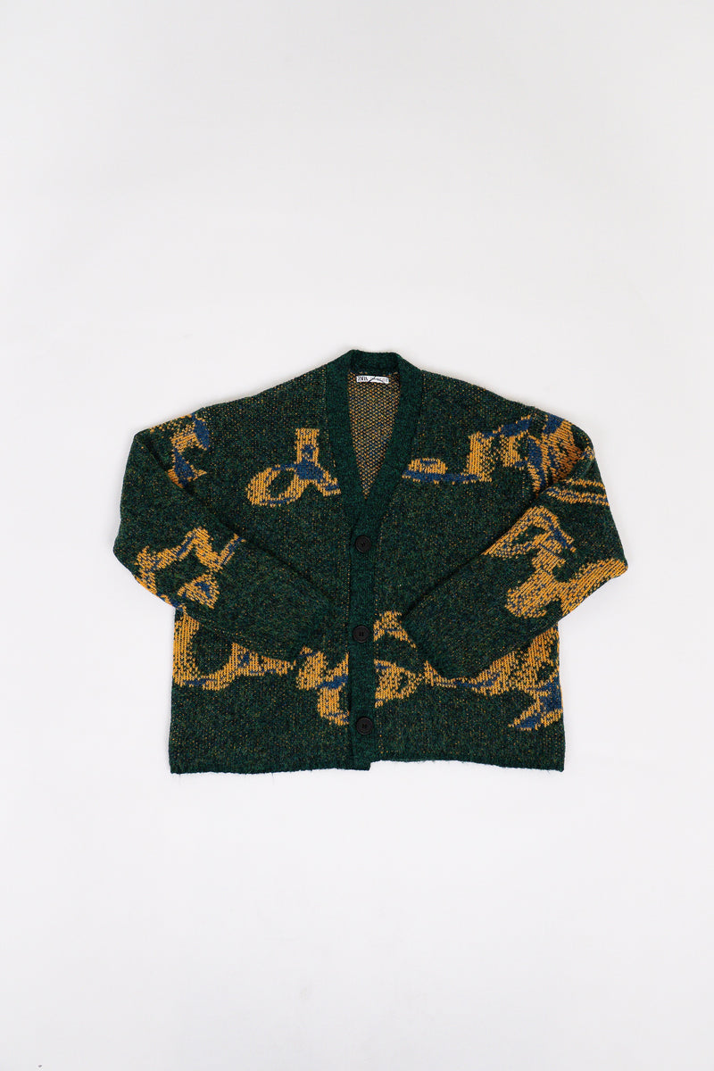 Green Zara Cardigan