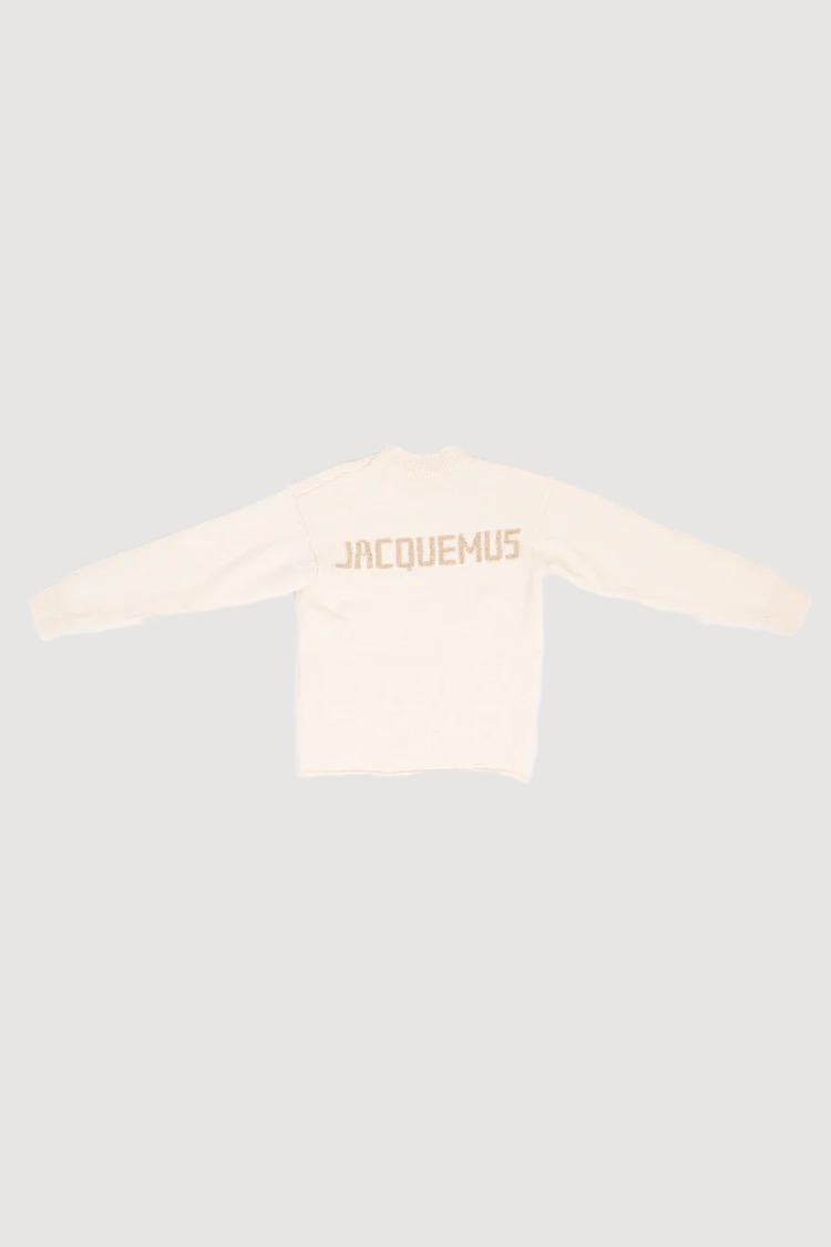 Le Pull Jacquemus jumper Sweater In Light Beige