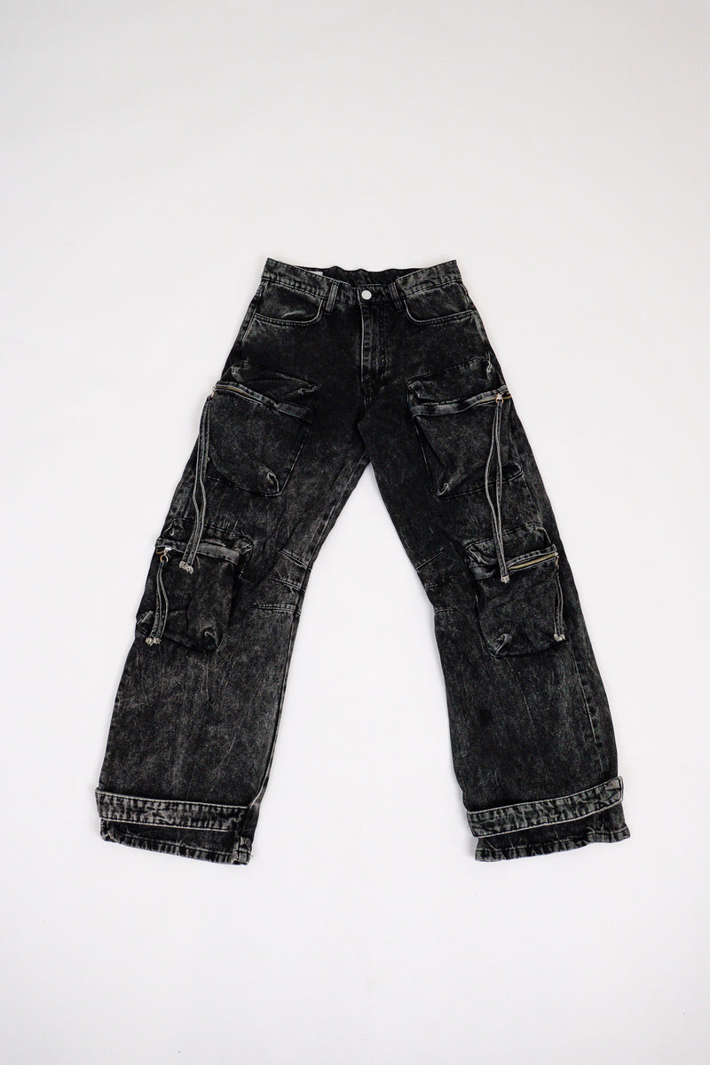 Zara Dark Grey Carpenter Jeans