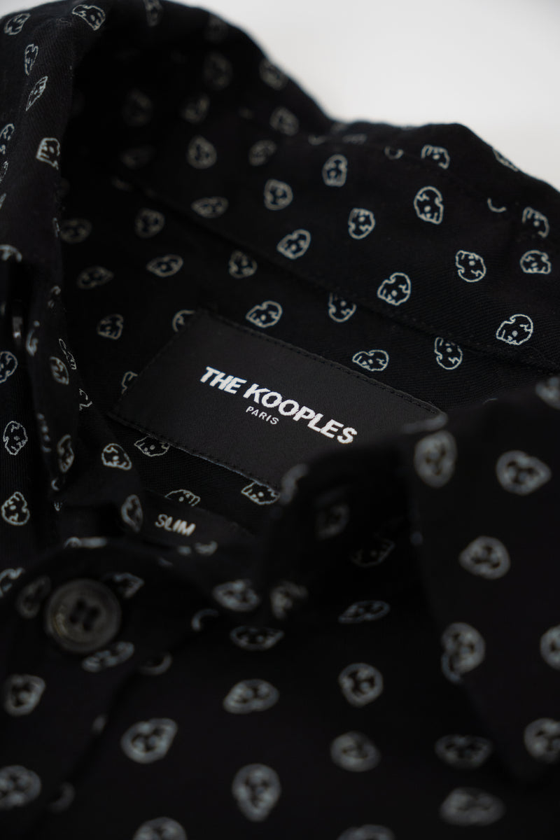 Slim Fit Skull Shirt