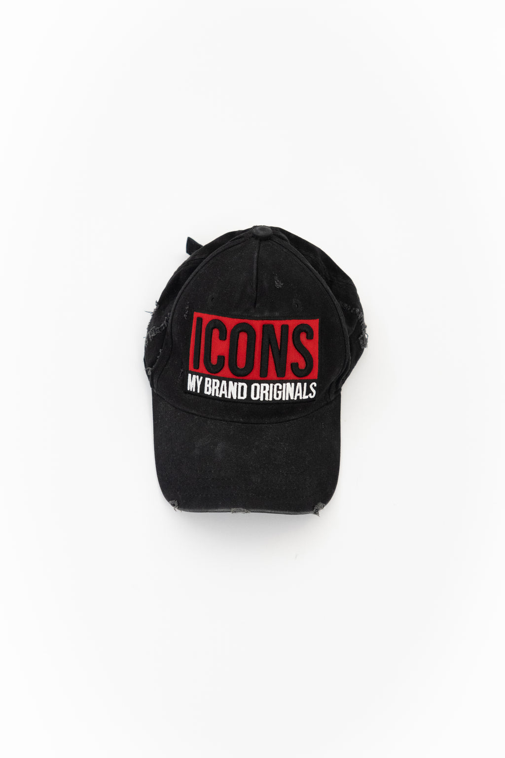 Dsquared2 Icon cap with a distressed effect