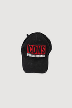 Dsquared2 Icon cap with a distressed effect