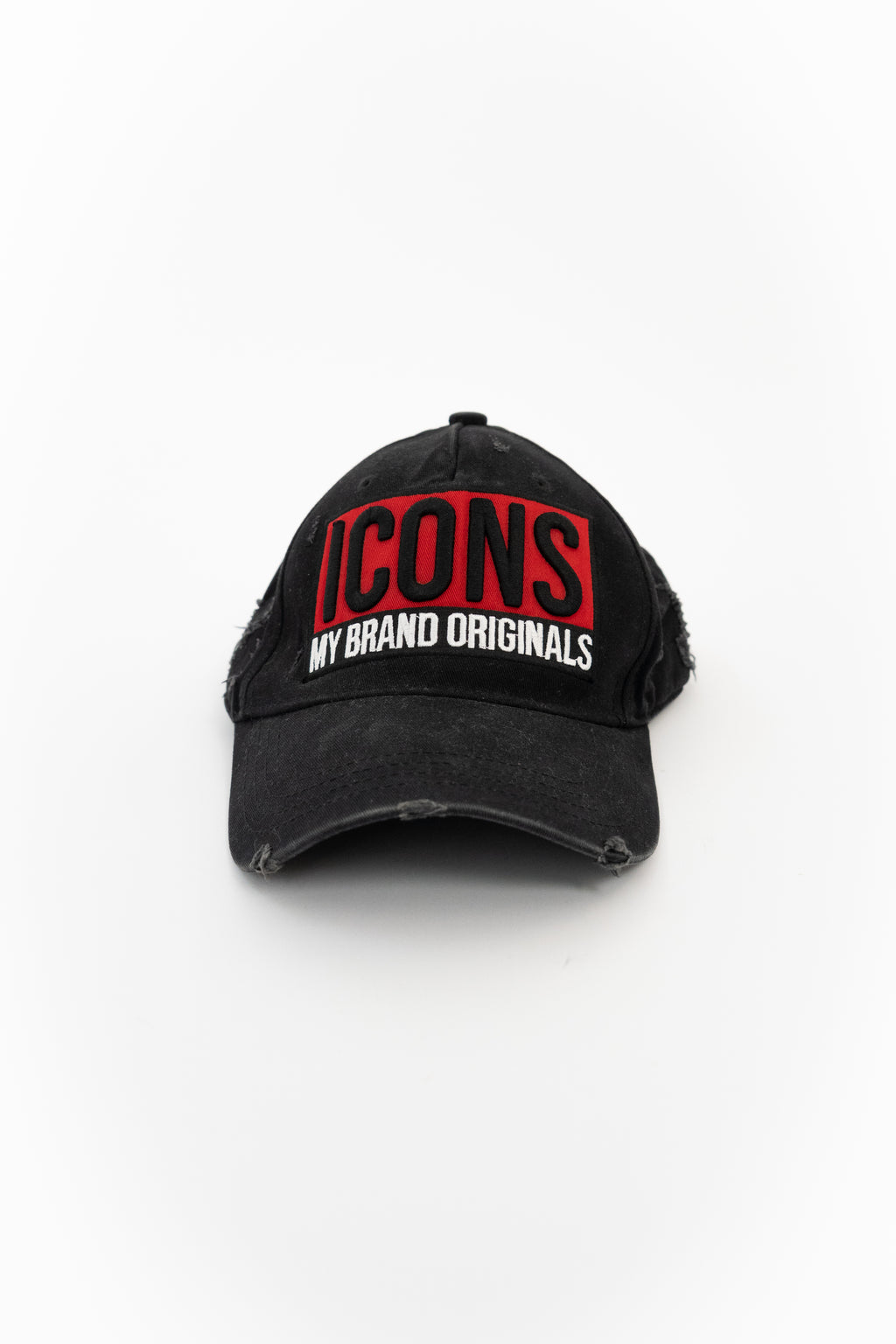 Dsquared2 Icon cap with a distressed effect