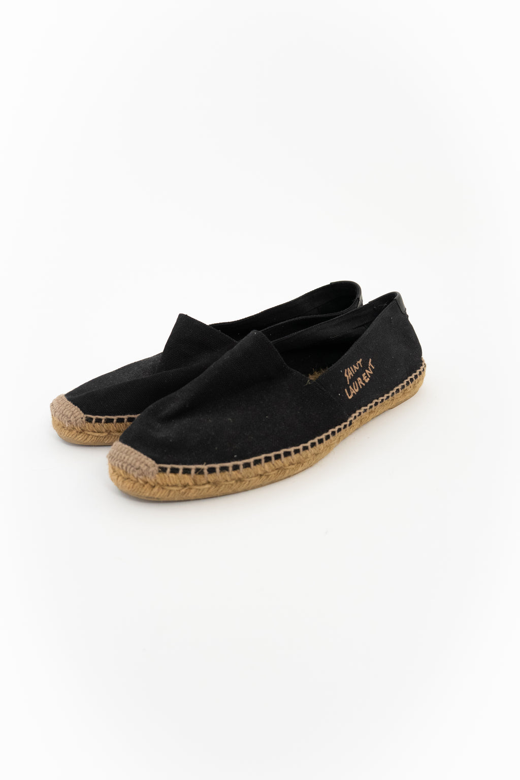 Saint Laurent logo-embroidered espadrilles