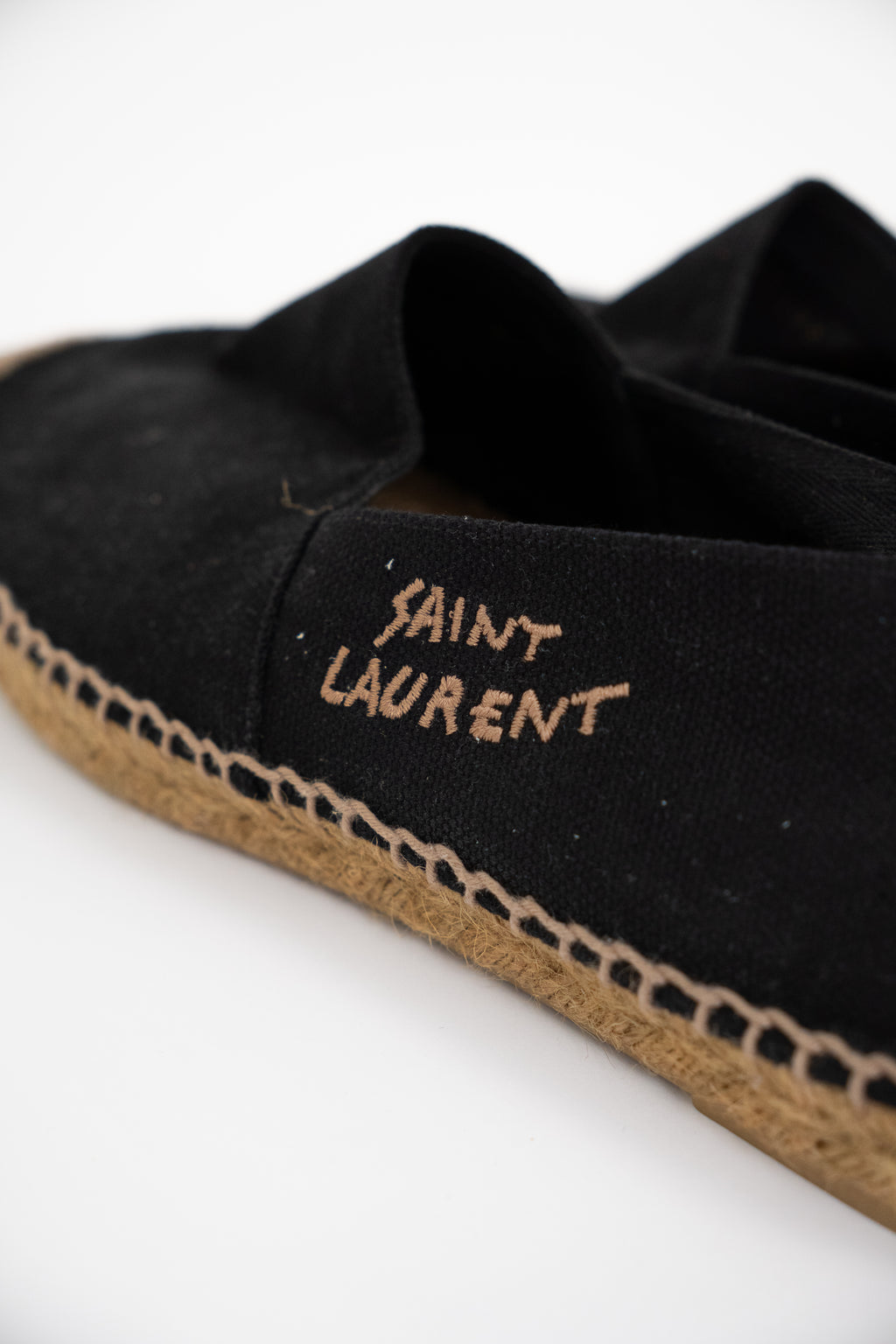 Saint Laurent logo-embroidered espadrilles