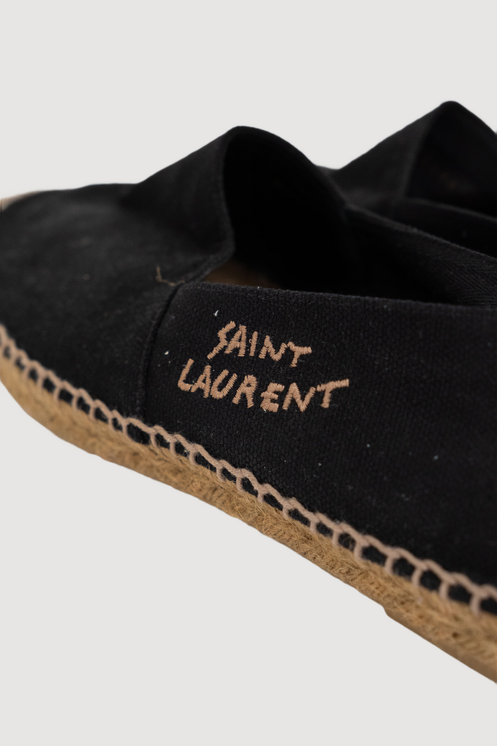 Saint Laurent logo-embroidered espadrilles